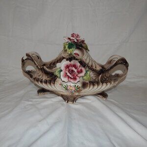 Capodimonte porcelain floral tureen